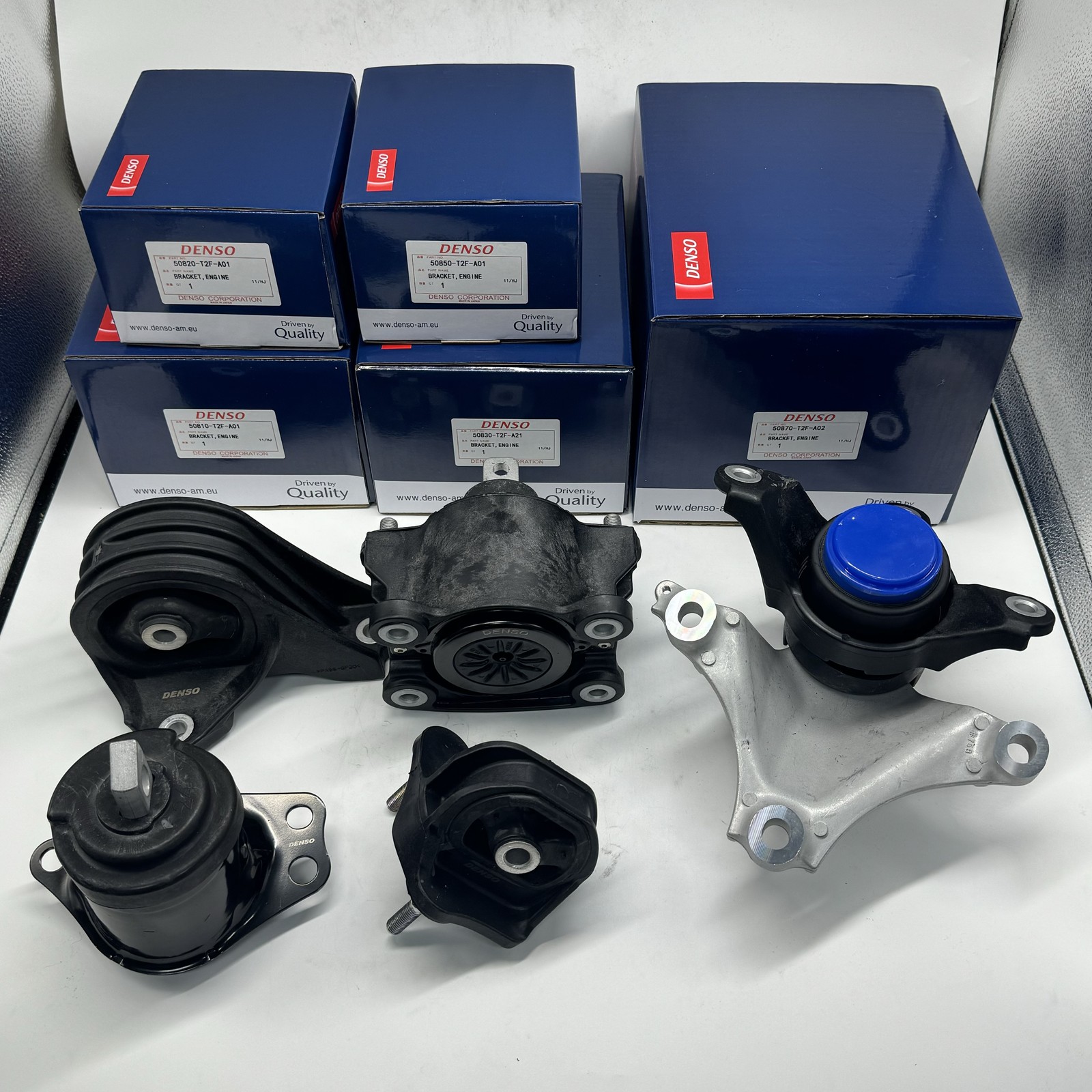 DENSO 5PCS Engine Motor & Trans Mount For 2013-2017 Honda Accord 2.4L Auto Trans