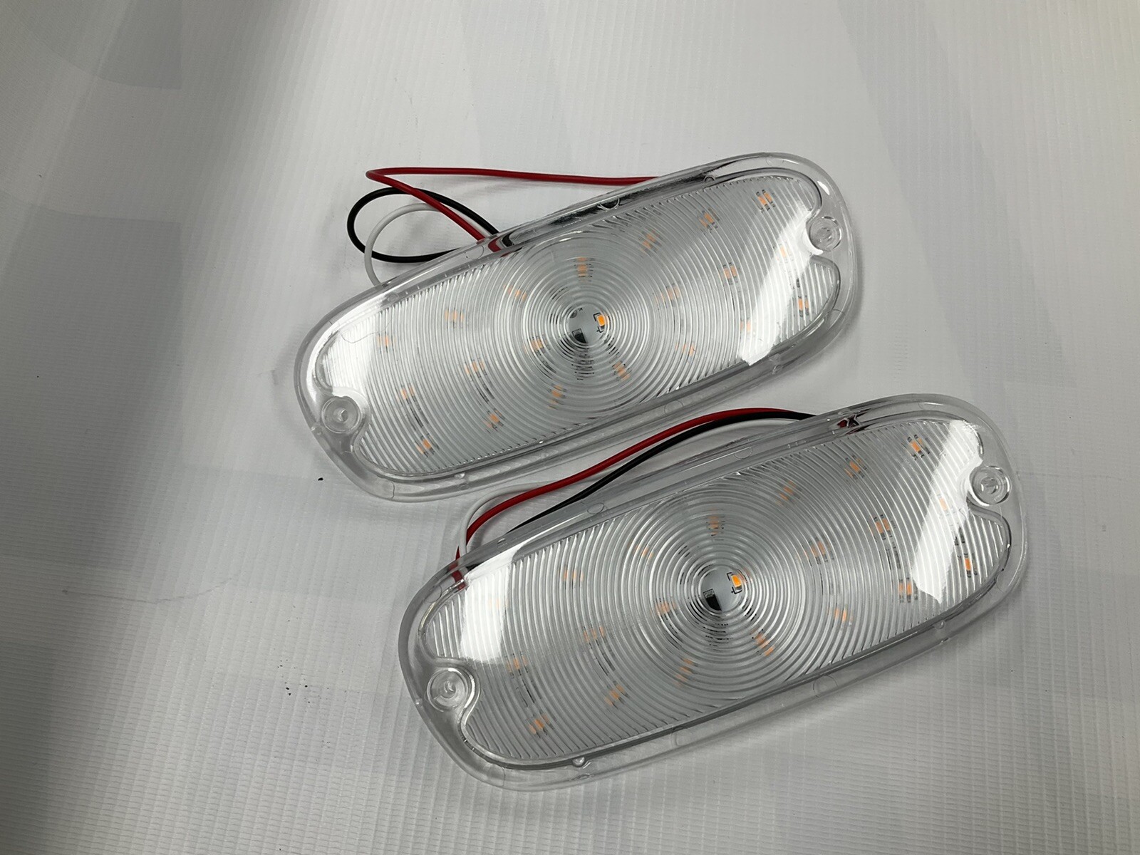 1958-1959 Chevrolet Clear Parking Lamp Lens LED Clear New Pair 1958-1959 Chevrolet Clear Parking Lamp Lens LED Clear New Pair