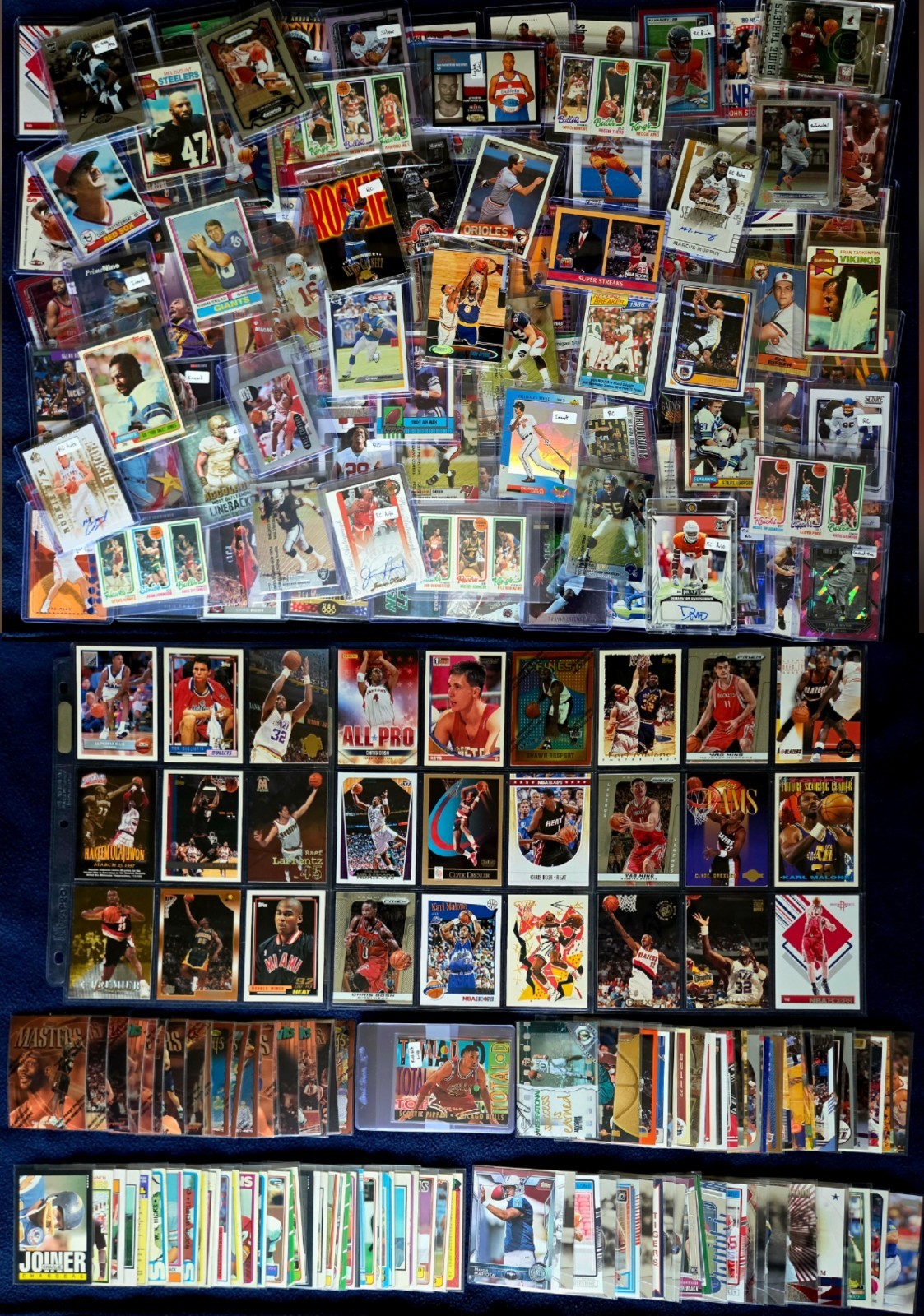 Huge Multi-Sport Card Lot - Rookie, Auto, Vintage, Modern, #'d NFL, NBA, MLB