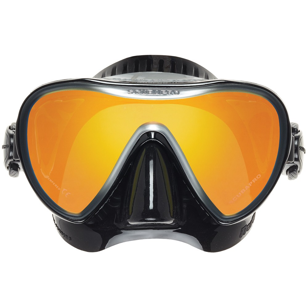 Scubapro Synergy 2 Trufit w/ Comfort Strap, Mirrored Lens - Black/Silver