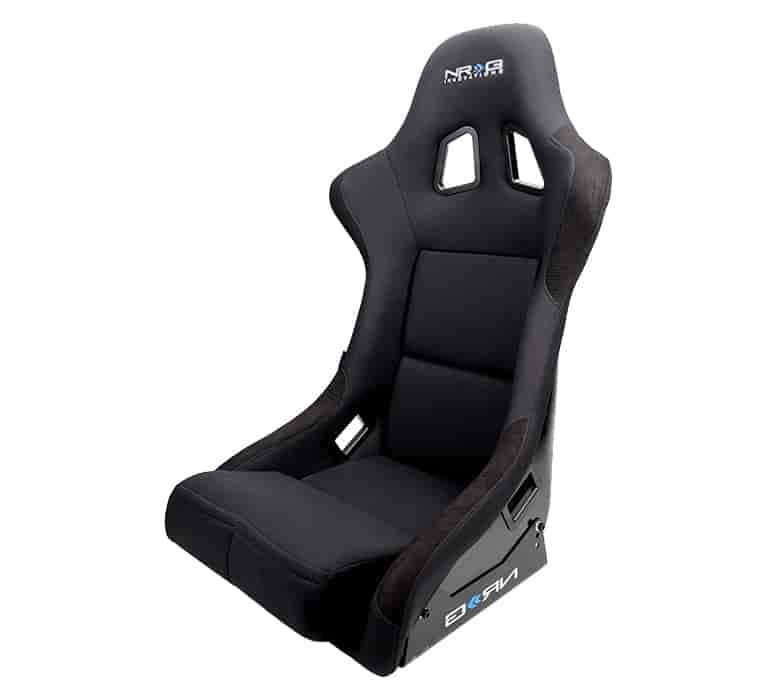 NRG Innovations Fiber Glass Medium Bucket Seat Black