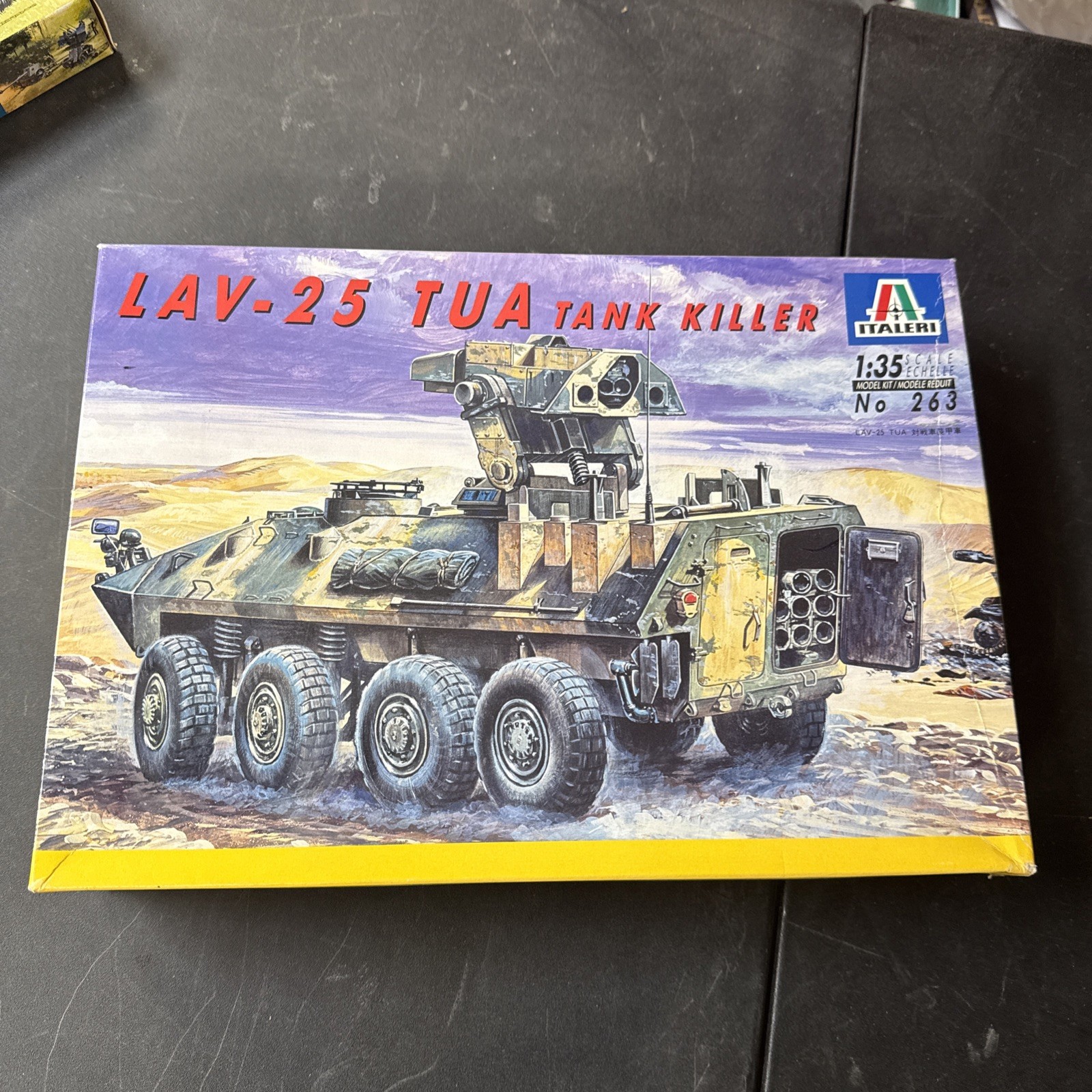 Italeri LAV-25 TUA Tank Killer Military 1/35 Model Kit #263 NEW