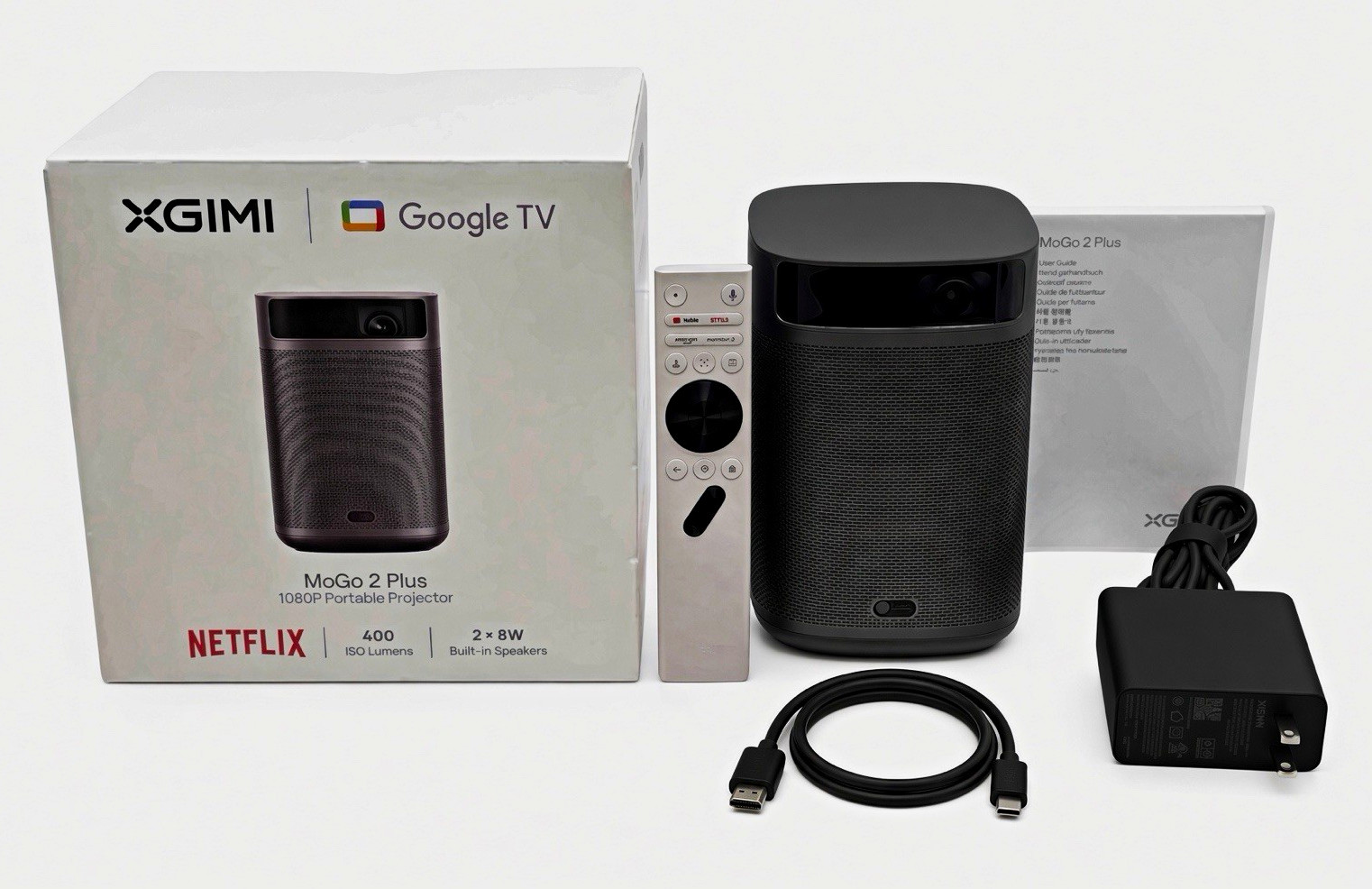 XGIMI MoGo 2 Plus 1080p DLP Google TV Short Throw 400 ISO, Auto Focus