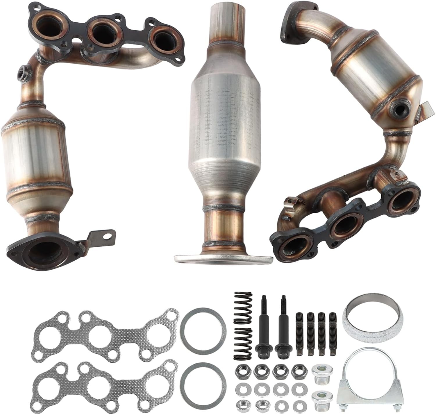 3x Catalytic Converter 2004-2006 For Toyota Sienna 3.3L Bank 1&2&Rear FWD ONLY 3x Catalytic Converter 2004-2006 For Toyota Sienna 3.3L Bank 1&2&Rear FWD ONLY