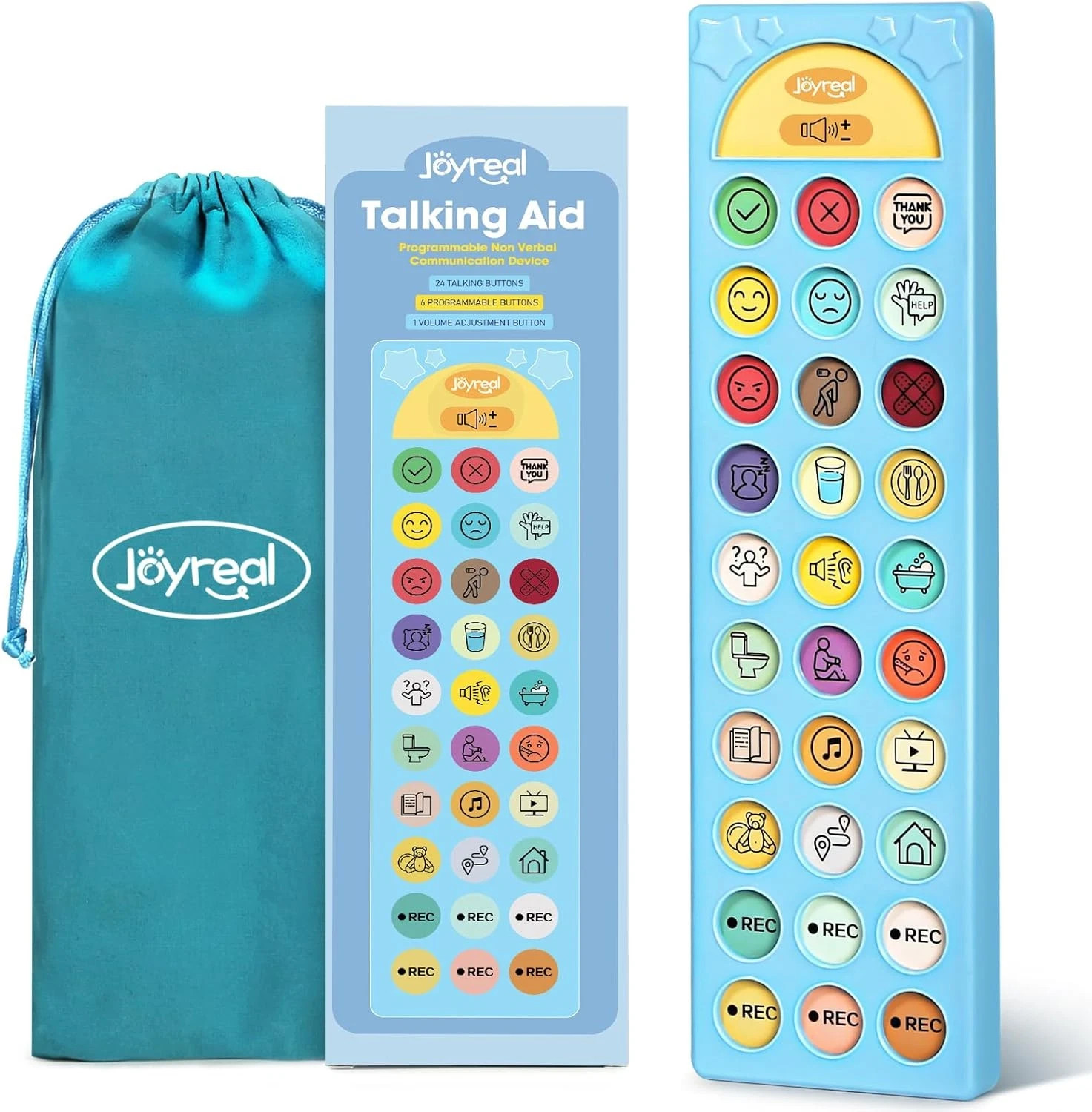 Joyreal AAC Device for Autism, Non Verbal Communication Tools for Speech Therapy Joyreal AAC Device for Autism, Non Verbal Communication Tools for Speech Therapy