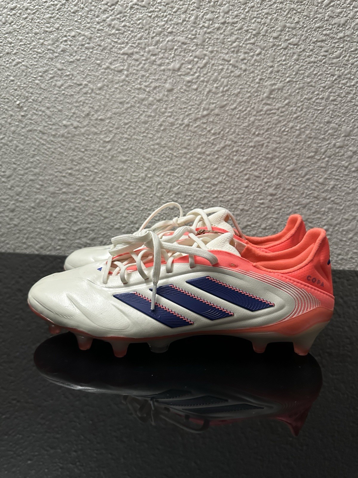 Adidas Copa Pure 3 Elite FG Mens Soccer Cleats White Coral JH8728 Size 7