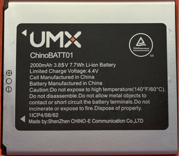 New OEM Original UMX Unimax U683CL U693CL ChinoBATT01 2000mAh Battery New OEM Original UMX Unimax U683CL U693CL ChinoBATT01 2000mAh Battery