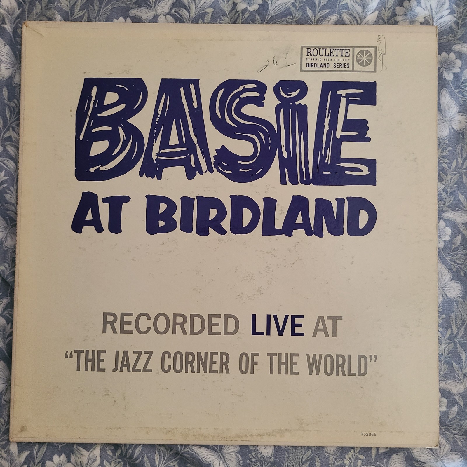 Count Basie: Basie At Birdland, Roulette 1961 First Press VG + Count Basie: Basie At Birdland, Roulette 1961 First Press VG +