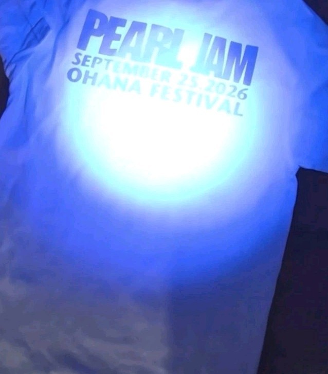 2026 Ohana Festival This Is Not An Eddie Vedder Black Light Pearl Jam T Shirt L