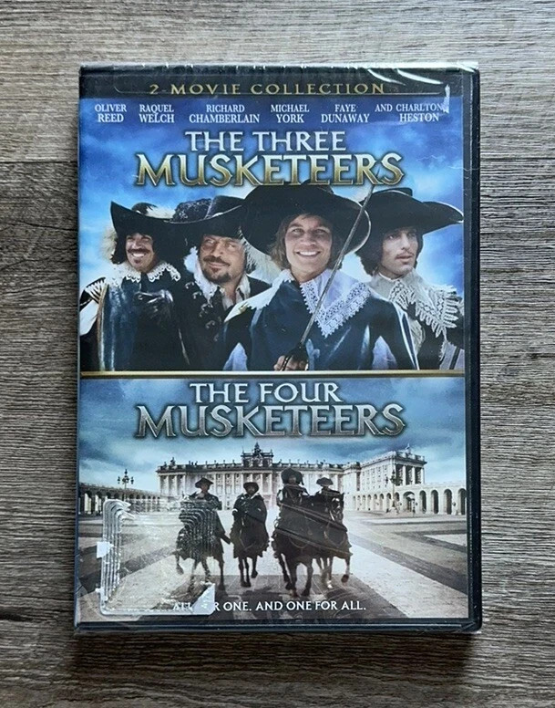 The Three Musketeers & The Four Musketeers 2-Movie Collection DVD New Sealed OOP
