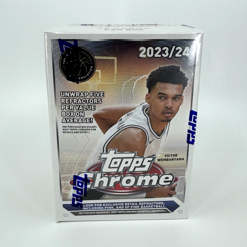 Topps 2023-24 Topps Chrome Basketball Blaster Box - Victor Wembanyama