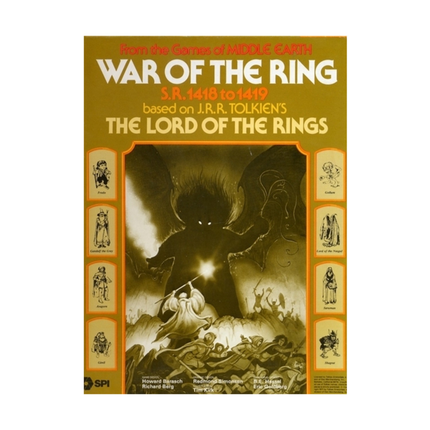 SPI Wargame War of the Ring (Designer\'s Ed) Box Fair/VG+ SPI Wargame War of the Ring (Designer\'s Ed) Box Fair/VG+