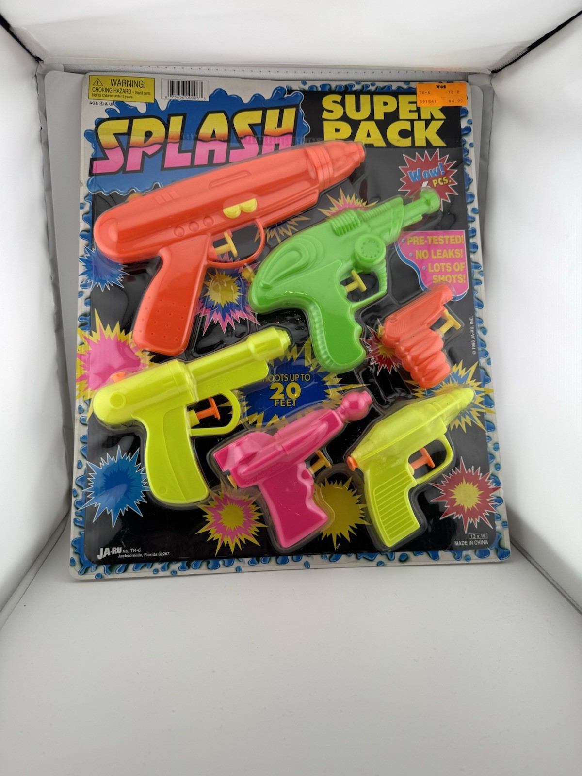 Vintage JA-RU SPLASH NEW  OLD STOCK. TOYS R US