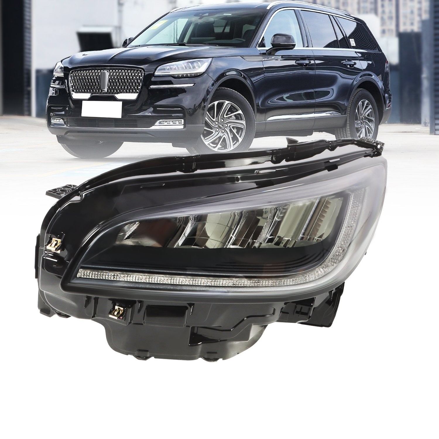 Pair/ Left/ Right Side For 2020 2021 2022 Lincoln Corsair LED Headlight