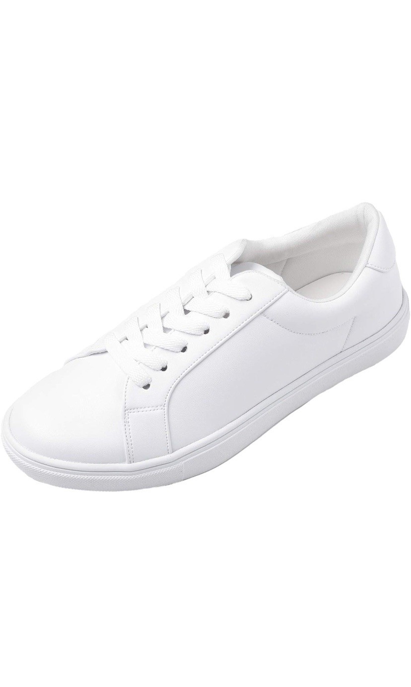 Feversole Women\'s Sneakers Sz 7.5 M Fashion Shoes White Low Top Lace Up Casual Feversole Women\'s Sneakers Sz 7.5 M Fashion Shoes White Low Top Lace Up Casual