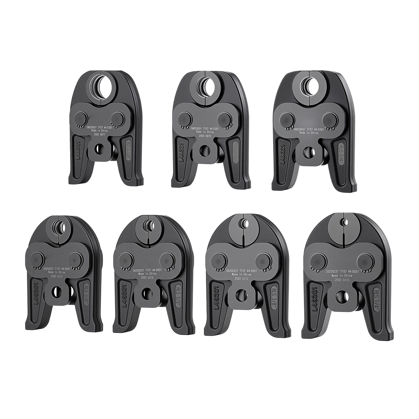 RLS Press Jaws 7PCS Pressing Jaws 1/4\