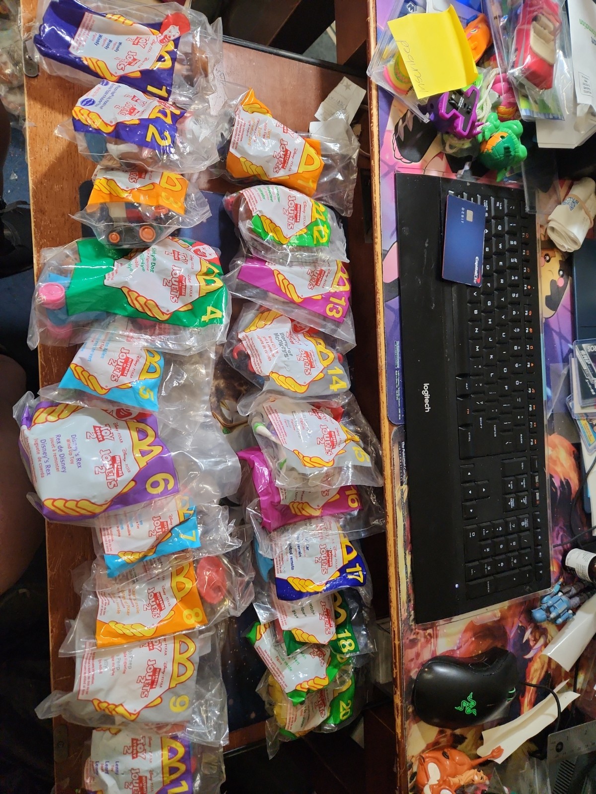 1999 McDonald's Toy Story 2 Happy Meal toys Complete Set of 20-19 sealed,1 open
