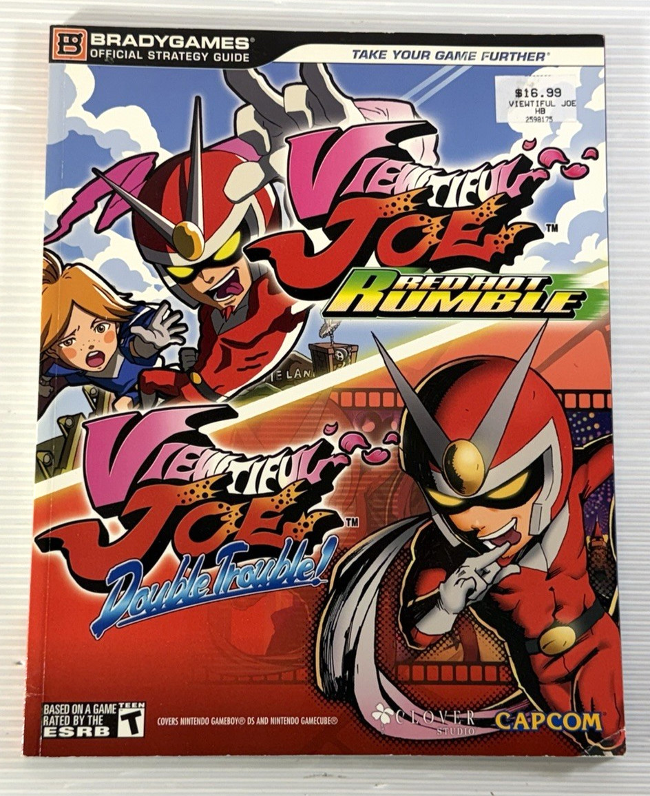 VIEWTIFUL JOE Red Hot Rumble & Double Trouble Strategy Guide Brady Games