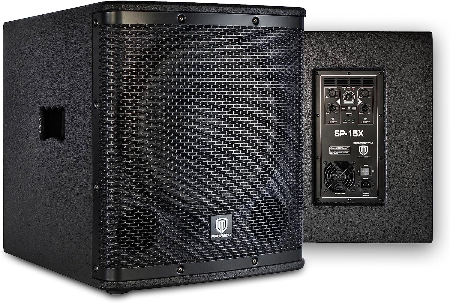 PRORECK SP-15X Active Powered PA DJ Subwoofer 15 inch 2000W Class-D Amplifiers