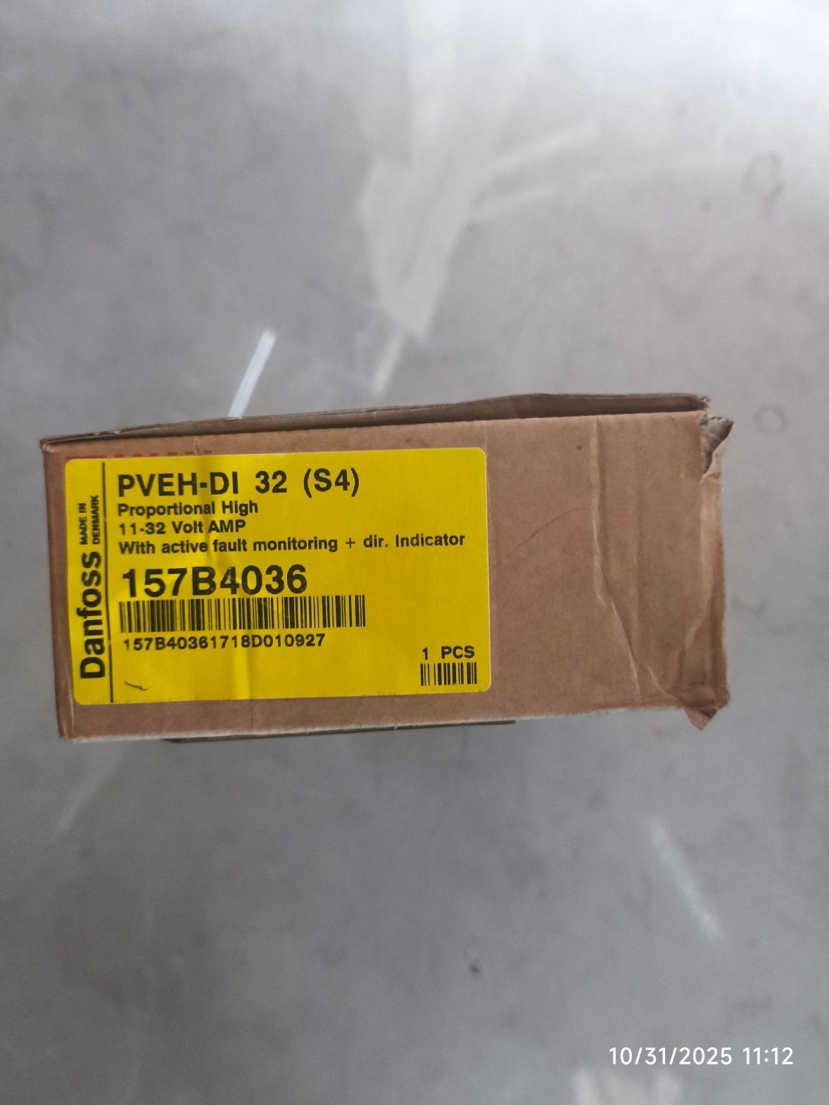 Danfoss Control Module PVEH-DI 32 (S7) Proportional High 11-32 Volt AMP