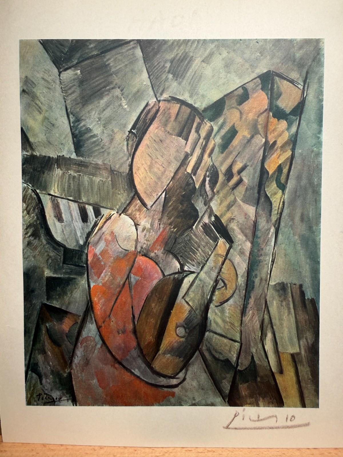 Pablo Picasso 1946 Offset Lithograpg hand signed with COA