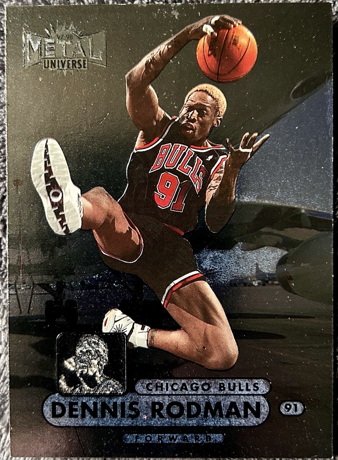 1997-98 Metal Universe Dennis Rodman #62 Chicago Bulls 1997-98 Metal Universe Dennis Rodman #62 Chicago Bulls
