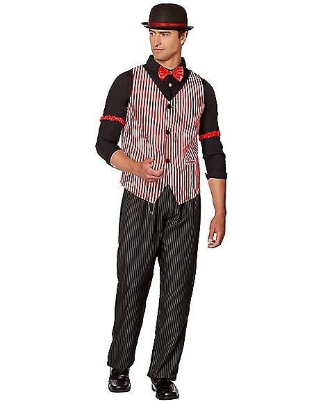 ROARING 1920s HALLOWEEN COSPLAY SUIT COSTUME ADULT MENS MEDIUM BRAND NEW SRP $80
