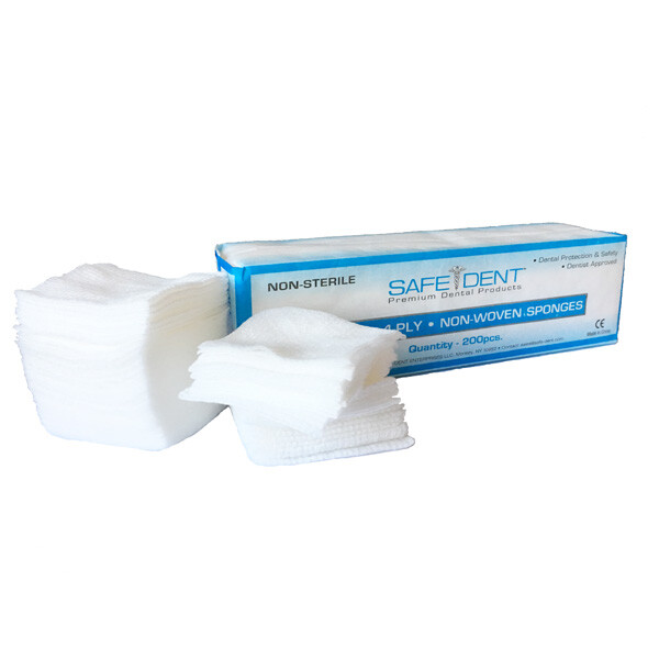 1000 pcs Premium Quality 2 x 2 gauze non woven sponges 4 ply 