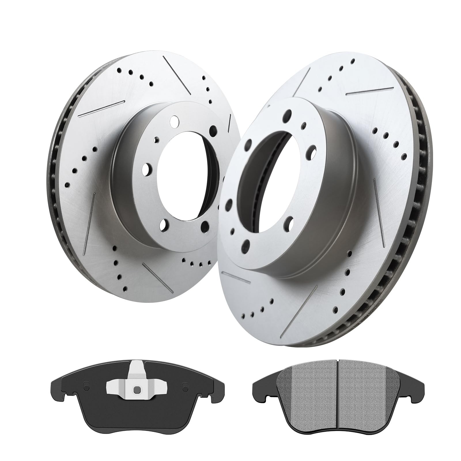 Front Rotors & Ceramic Pads Kit 12.56\