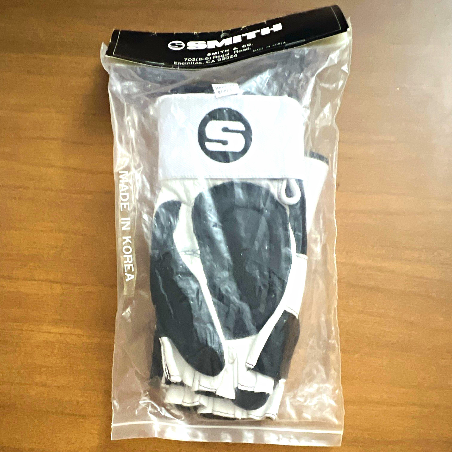 NOS VINTAGE SMITH GLOVES FINGERLESS SKATEBOARDING SIZE LARGE