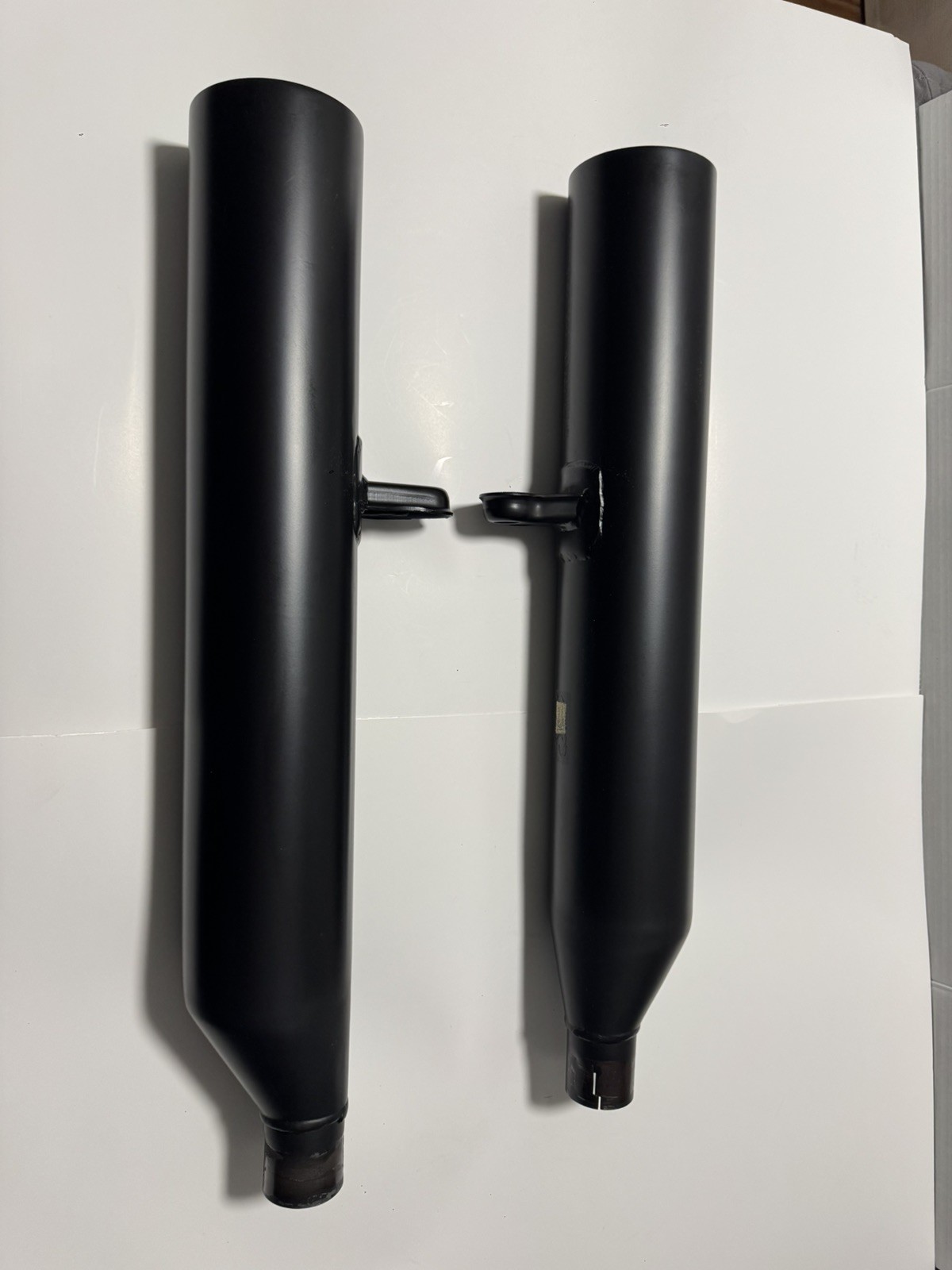 OEM Indian Super CHIEF 25 Muffler Set Matte Black USED 1263453-922 1264011-922