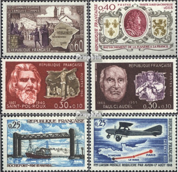 France 1627,1628,1629-1630, 1631,1632 mint/MNH hi