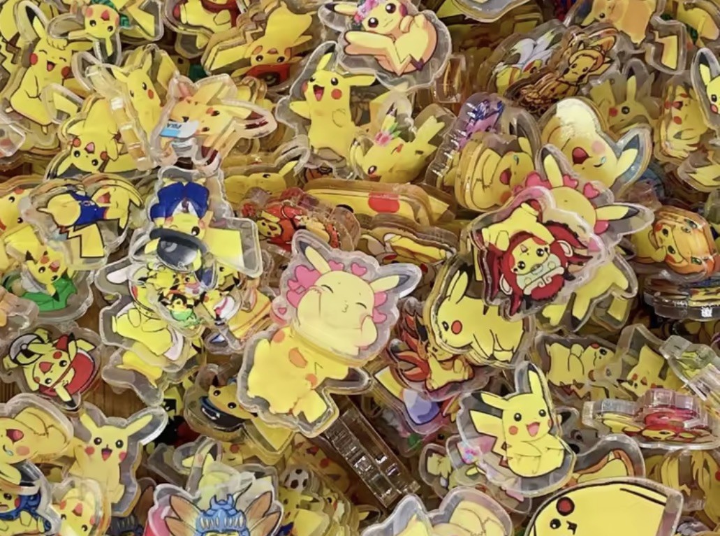 Lot of 50 pieces Pokemon Acrylic mini charms New Pokemon assorted styles sizes Lot of 50 pieces Pokemon Acrylic mini charms New Pokemon assorted styles sizes