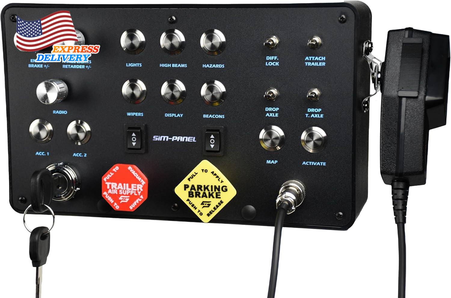 Classic 2 Button Box for ATS/ETS2 American Truck Simulator/Euro Truck Simulator