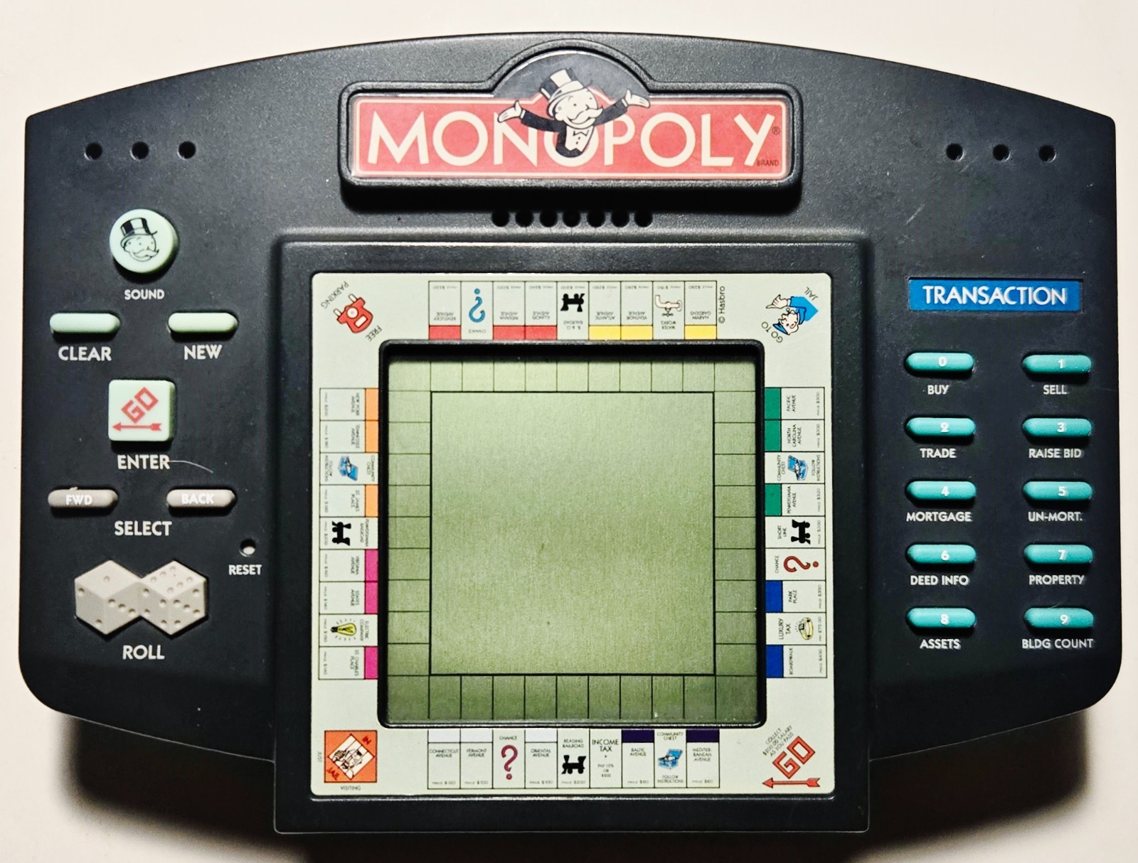 Vintage 1997 Monopoly Handheld Electronic Game *TESTED WORKING* Hasbro