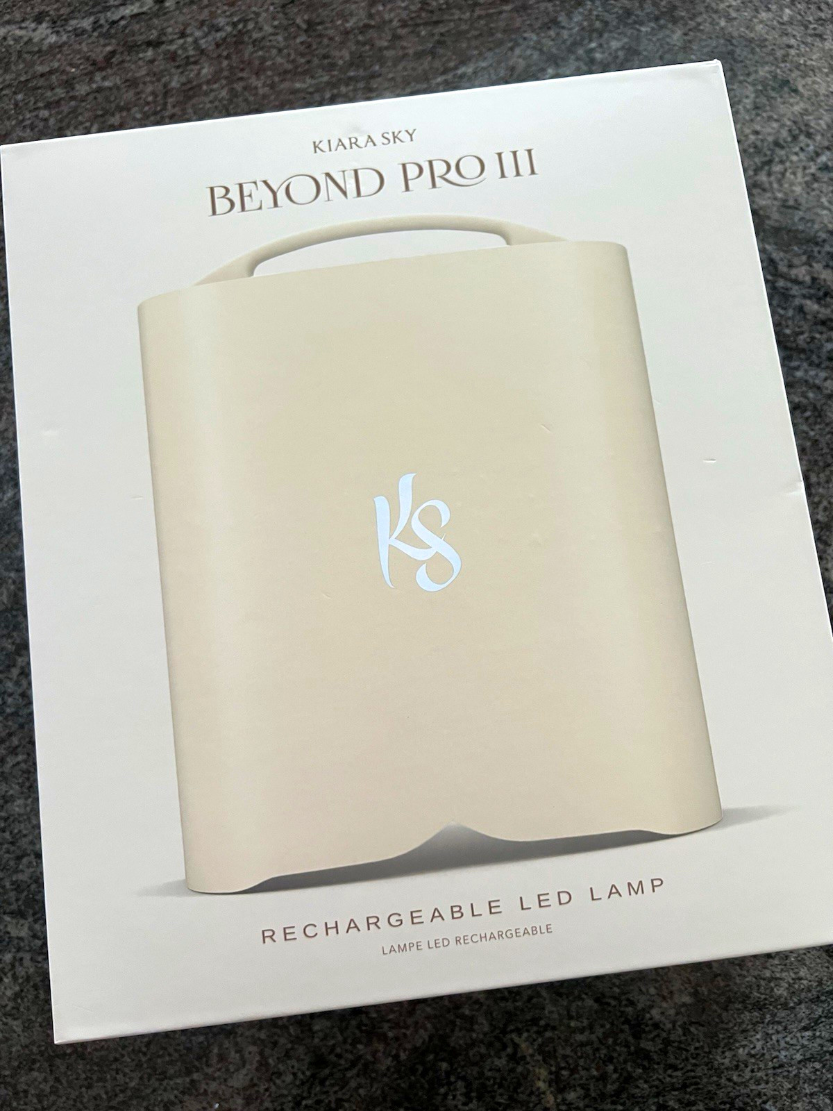 Kiara Sky Beyond Pro III Rechargeable LED Nail Lamp Dryer Cream w/ Adapter Kiara Sky Beyond Pro III Rechargeable LED Nail Lamp Dryer Cream w/ Adapter
