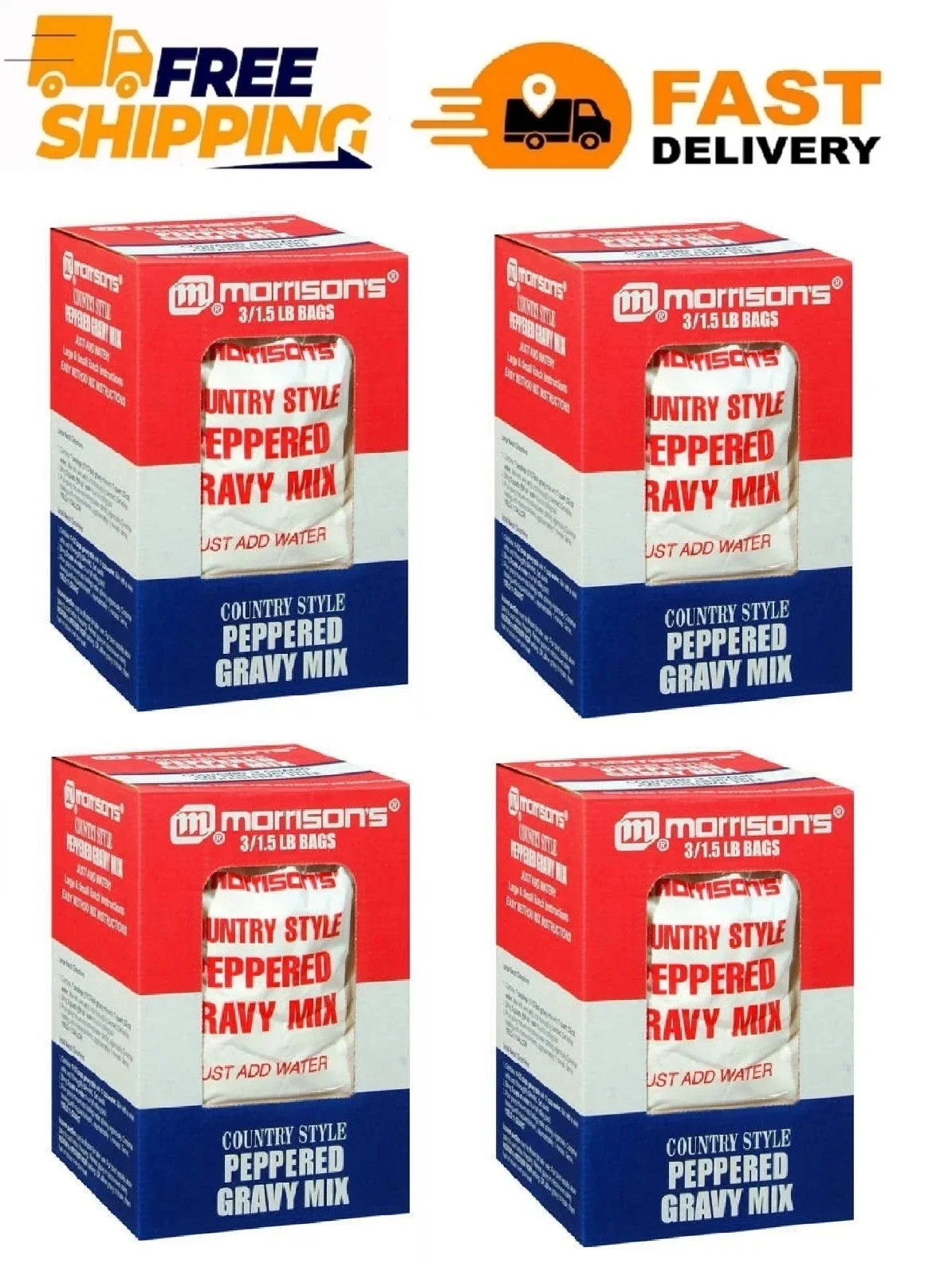 4 Pack - Morrison\'s Country Style Gravy Mix 1.5 lbs., 3 pk.