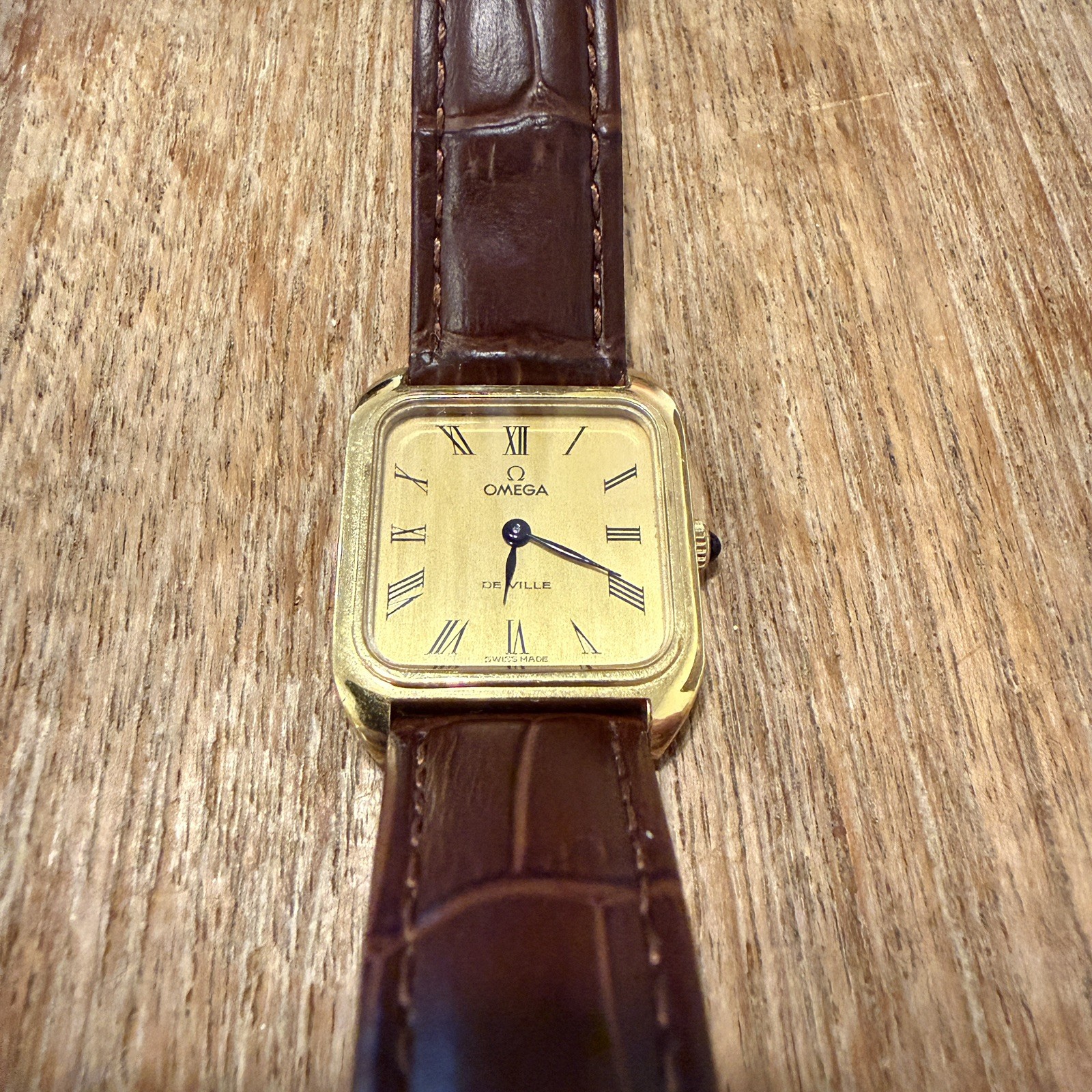 [Near MINT] Vintage 1975 OMEGA De Ville Cal.625 Hand Winding Roman Women\'s Watch