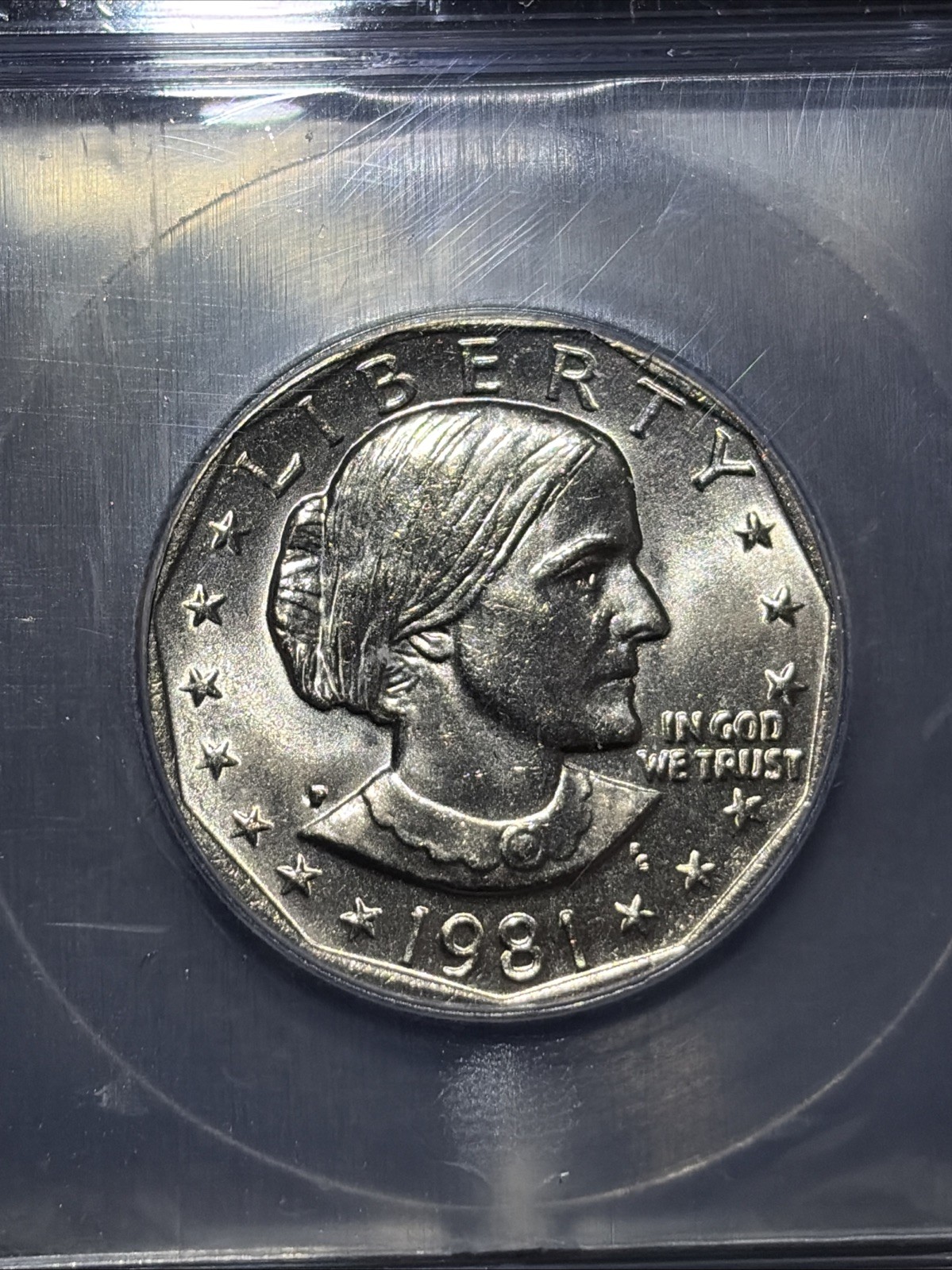 1981-P SBA$1 Susan B. Anthony Dollar