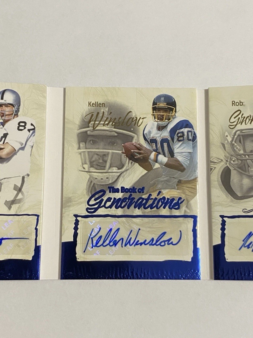 2025 Leaf History Book of Generations Gronkowski Casper Winslow Auto /5 2025 Leaf History Book of Generations Gronkowski Casper Winslow Auto /5