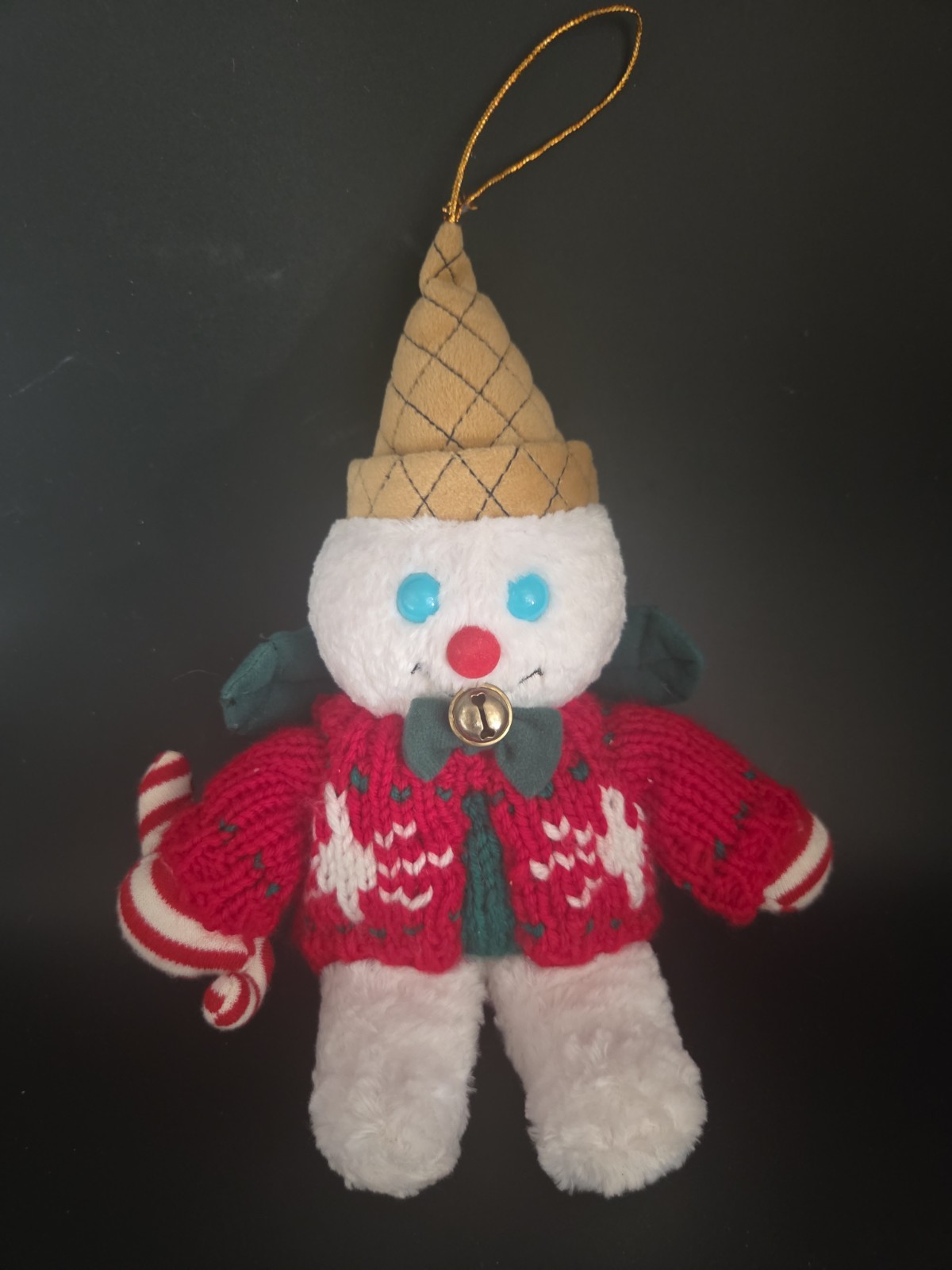 Vintage 2000 Mr Bingle Plush Dillard’s Maison Blanche Christmas Ornament Rare