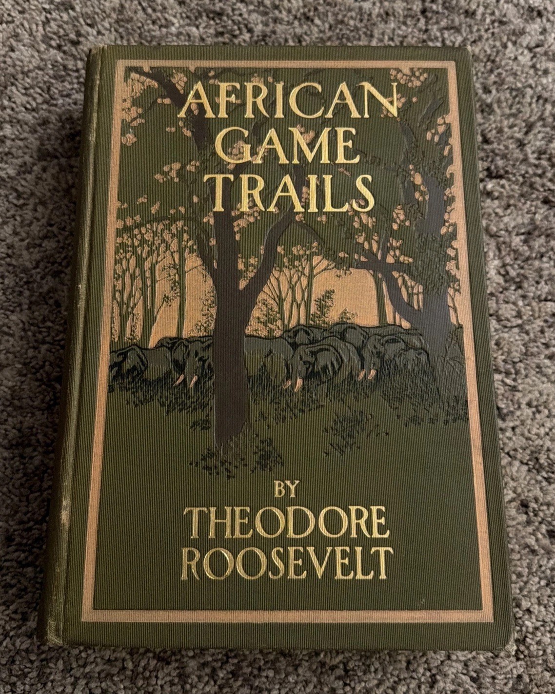 African Game Trails By Theodore Roosevelt 1910 First Edition Scribner\'s African Game Trails By Theodore Roosevelt 1910 First Edition Scribner\'s