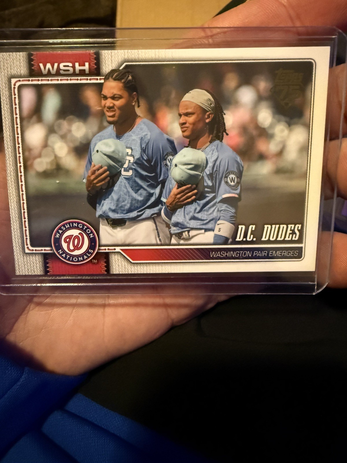 2026 Topps Series 2 SSP Washington Nationals #499 D.C Dudes Golden Mirror