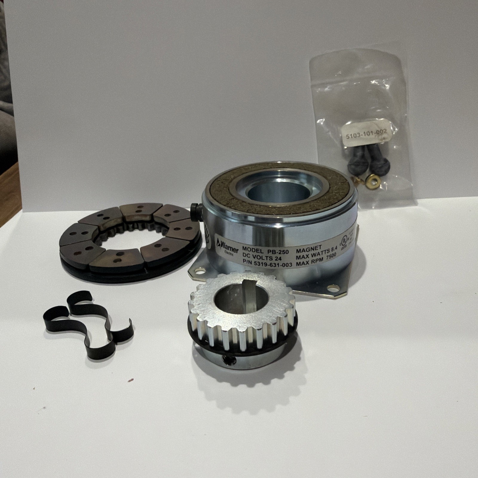 Warner Electric Clutch/Brake Components Parts Warner Electric Clutch/Brake Components Parts