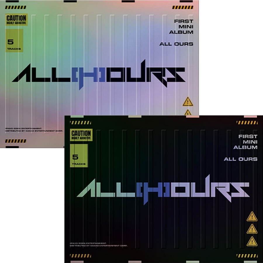 ALL(H)OURS [ALL OURS] 1st Mini Album CD+Photo Book+Paper+4 Card+Sticker