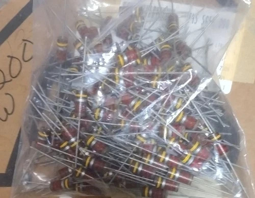 lot (100+) Allen Bradley 1 watt vintage carbon resistors