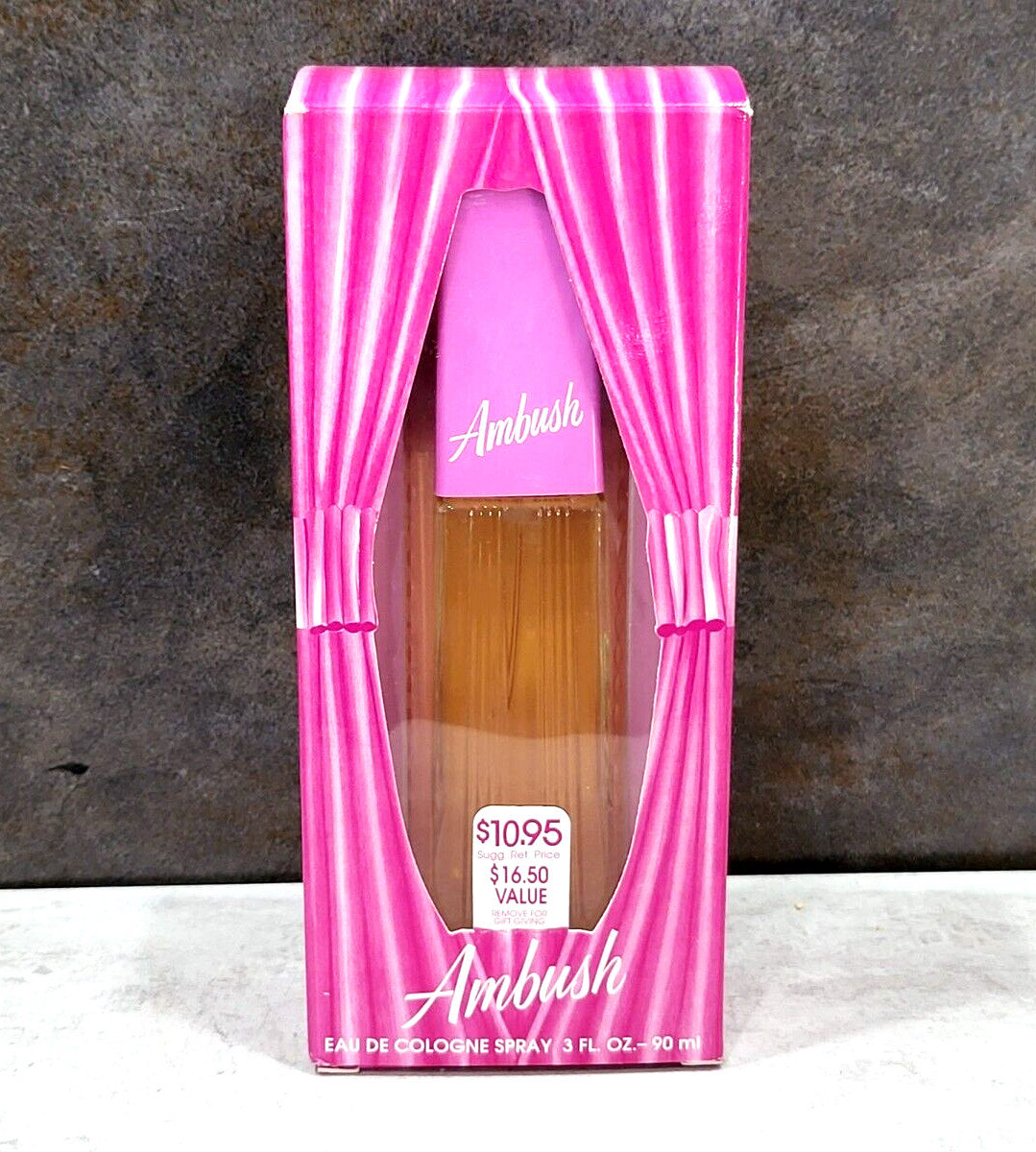 Dana ~ Ambush ~ 3 oz eau de cologne spray, 90 ml, new in box, vintage