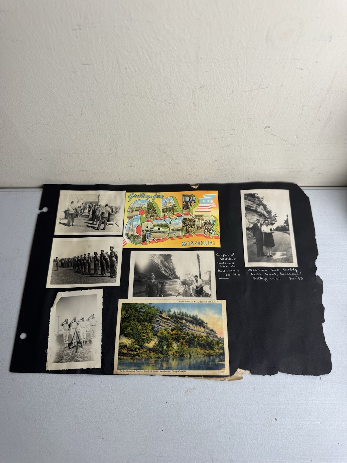 VTG 1943 WWII Camp Crowder Missouri U.S. Army Real Photos Lot Regiment VTG 1943 WWII Camp Crowder Missouri U.S. Army Real Photos Lot Regiment