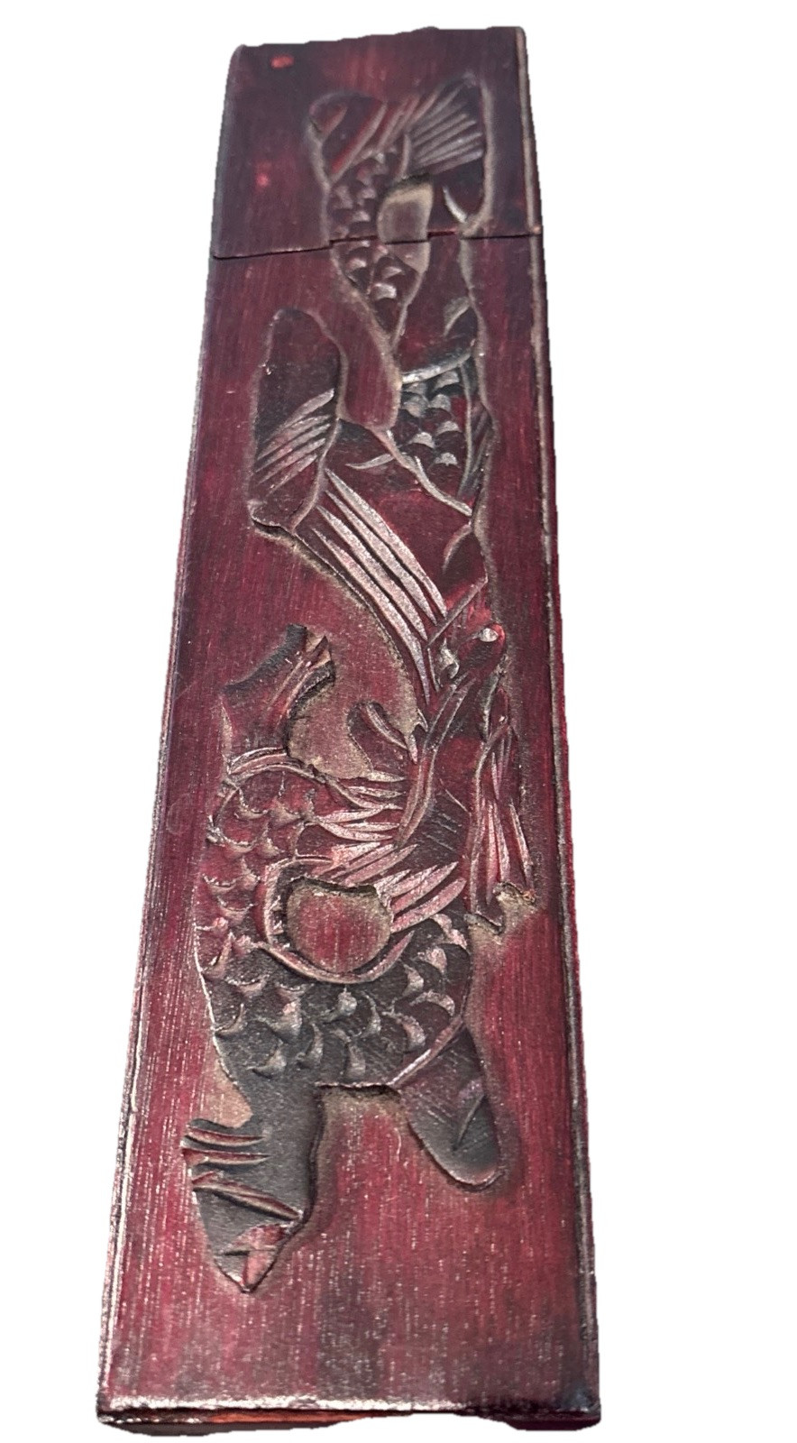 Vintage Japanese Chopstick Set In Dragon Design Case Rare Collectible Chopsticks
