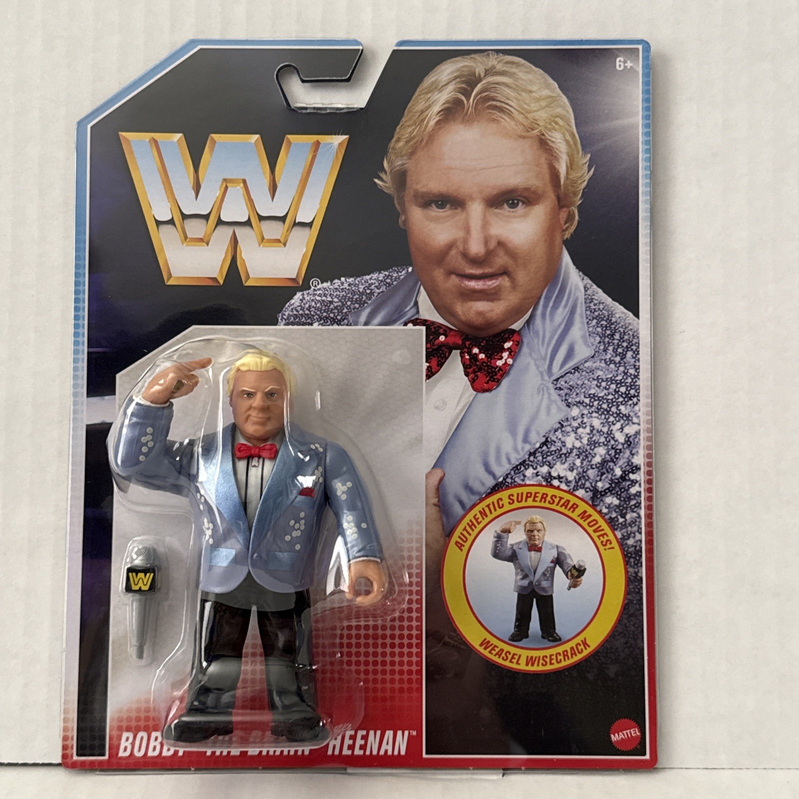 MATTEL WWE RETRO COLLECTION BOBBY THE BRAIN HEENAN FROM OFFICIAL RETRO 4-PACK